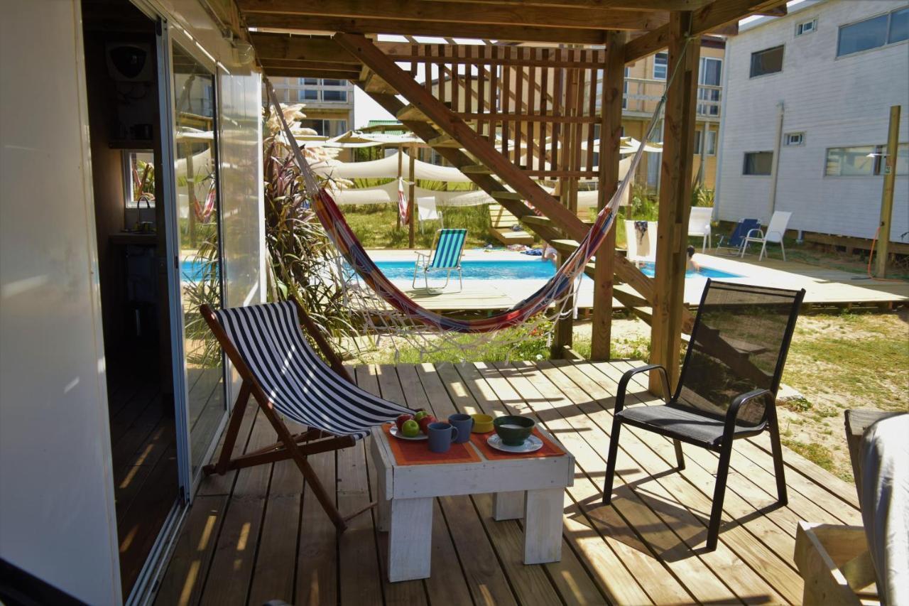 El Palafito Aparthotel La Pedrera Luaran gambar